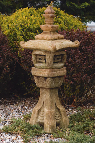 Japanese Lantern Decorative Garden Sculpture Large Cement Stone